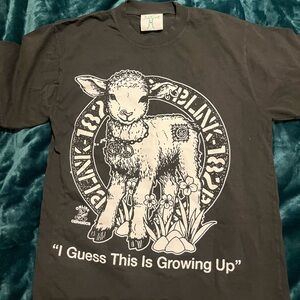 Blink 182 x Online Ceramics I Guess This Is Growing Up Lamb T shirt